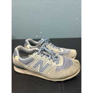 New Balance Shoes Sneakers Womens Sz 7.5 696 WL696BN Blue Casual Suede Classic
